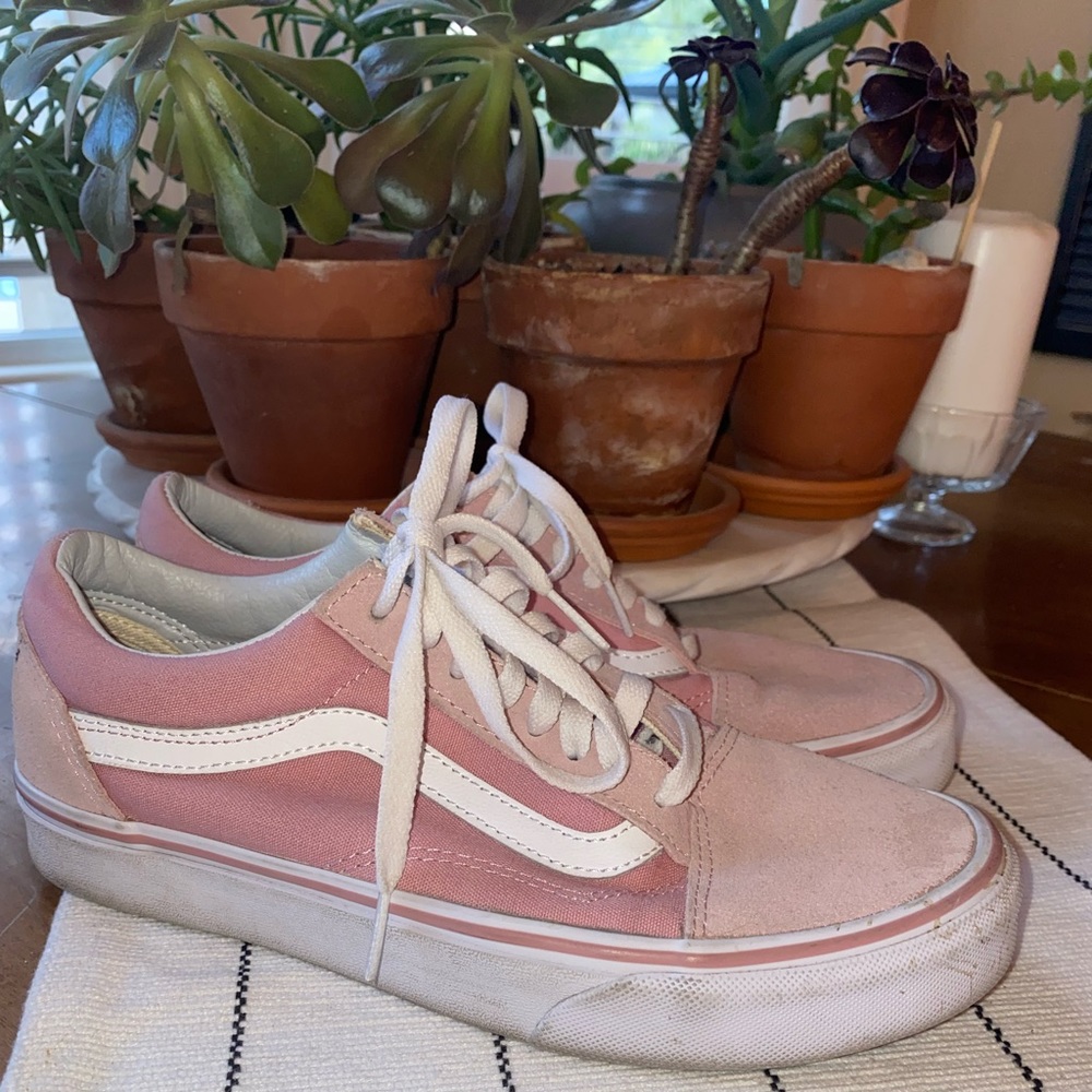 Pink old school vans